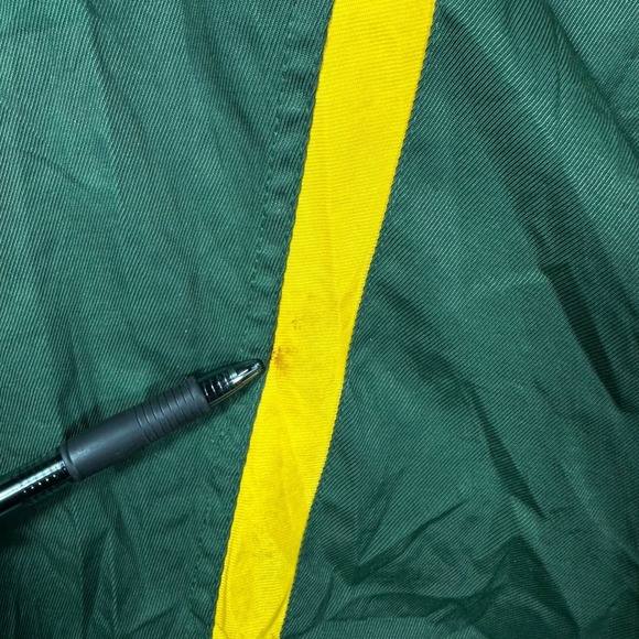 VINTAGE Reebok Green Bay Packers Jacket Mens XL Green NFL Full Zip Windbreaker - Picture 12 of 12